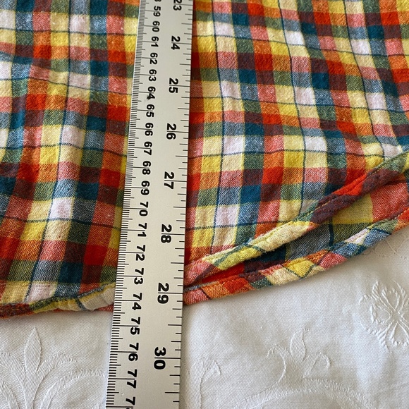 Billabong Men's Reversible Rainbow Plaid Flannel Snap Up Shirt - Picture 10 of 16